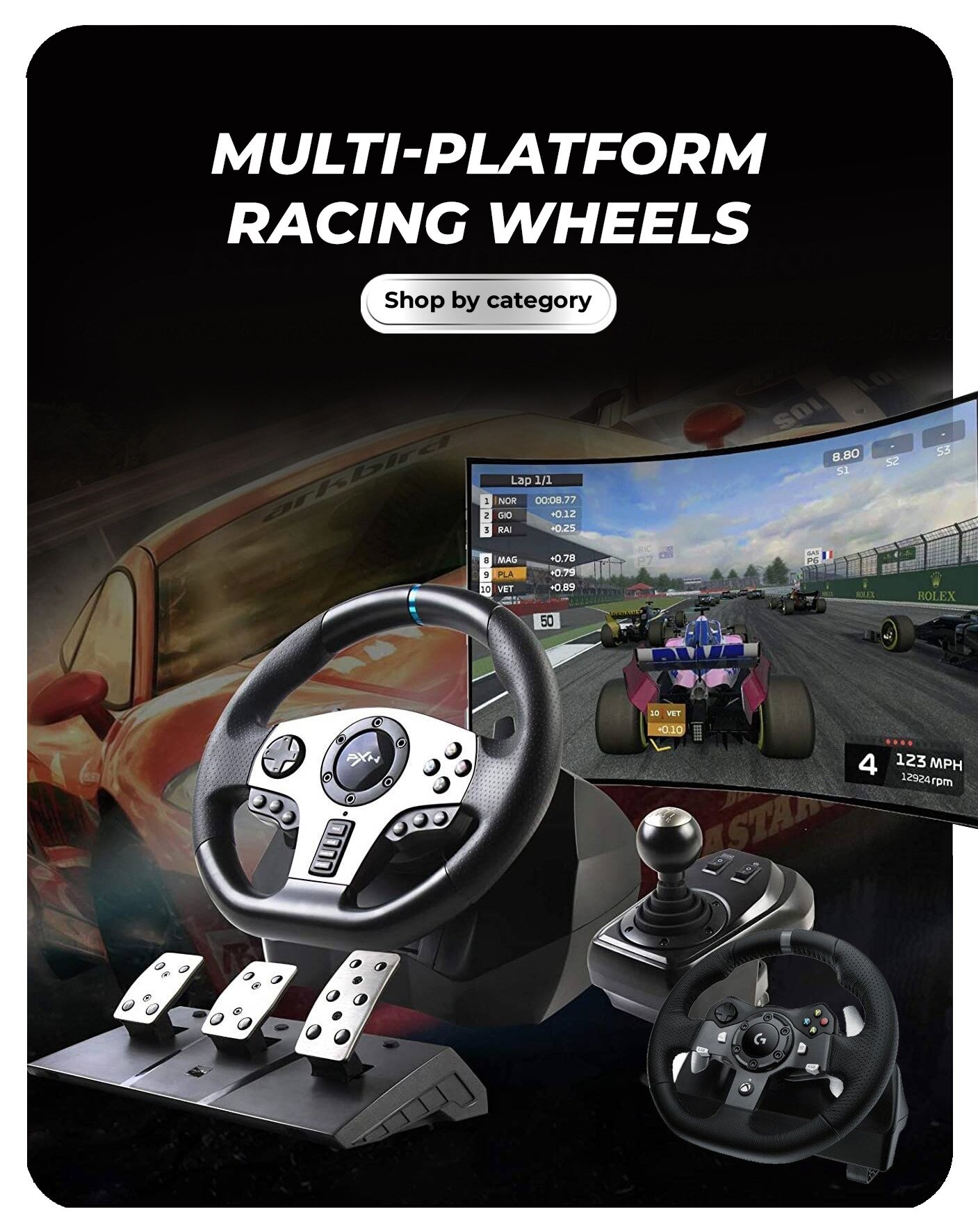 Multi-Platform Racing Wheels