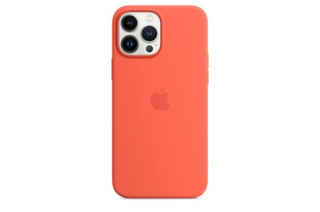 iPhone 13 Pro Silicone Case with MagSafe - Nectarine - Apple