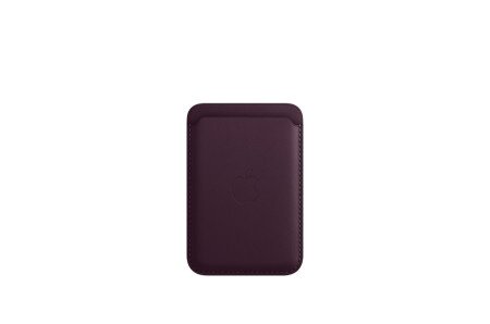 Best Buy: Apple iPhone Leather Wallet with MagSafe Dark Cherry MM0T3ZM/A
