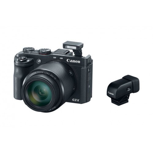 Canon PowerShot G3 X with Electronic Viewfinder EVF-DC1