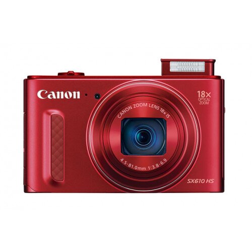 Canon PowerShot SX610 HS Digital Camera - Red