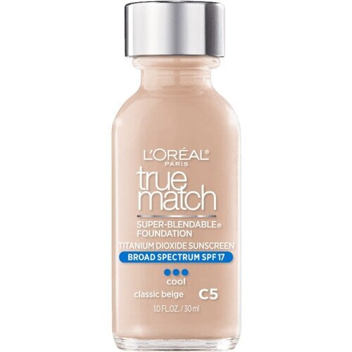 L'Oreal Paris True Match Super-Blendable Makeup Original Foundation - C5 Classic (Beige)
