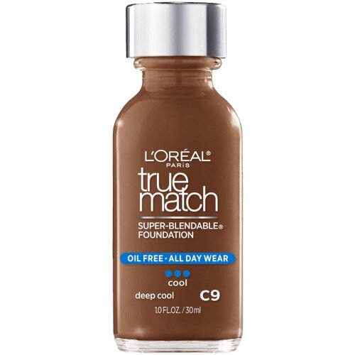 L'Oreal Paris True Match Super-Blendable Makeup Original Foundation - C9 Deep Cool (Cool)