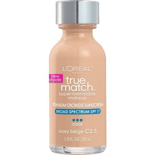 L'Oreal Paris True Match Super-Blendable Makeup Original Foundation - C2.5 Ivory Beige (Neutral)