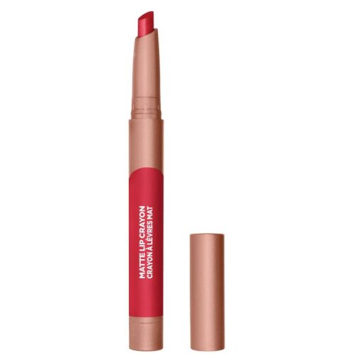 L'Oreal Paris Matte Lip Crayon, Lasting Wear, Smudge Resistant - Litlle Chili