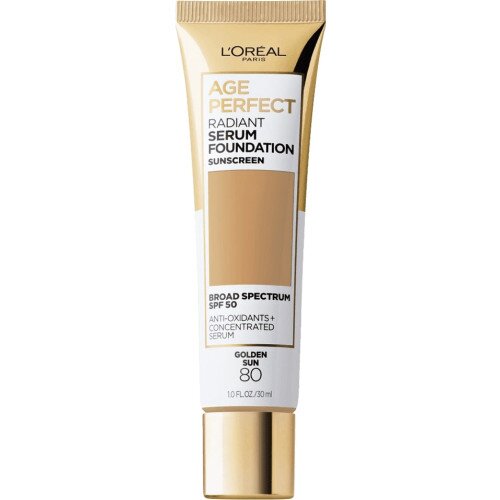 L'Oreal Paris Age Perfect Radiant Serum Foundation with SPF 50 - Golden Sun