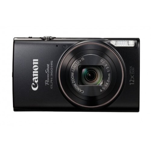 Canon PowerShot ELPH 360 HS Digital Camera - Black
