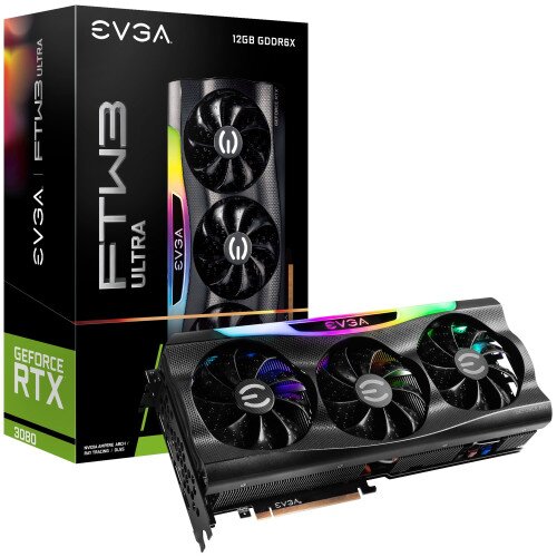 EVGA Geforce RTX 3080 12GB FTW3 Ultra Gaming Graphics Card