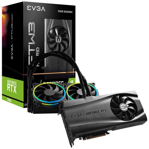 EVGA GeForce RTX 3080 12GB FTW3 ULTRA HYBRID GAMING Graphics Card