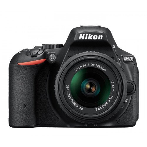 Nikon D5500 Digital SLR Camera - Black - 18-55mm VR II Lens Kit