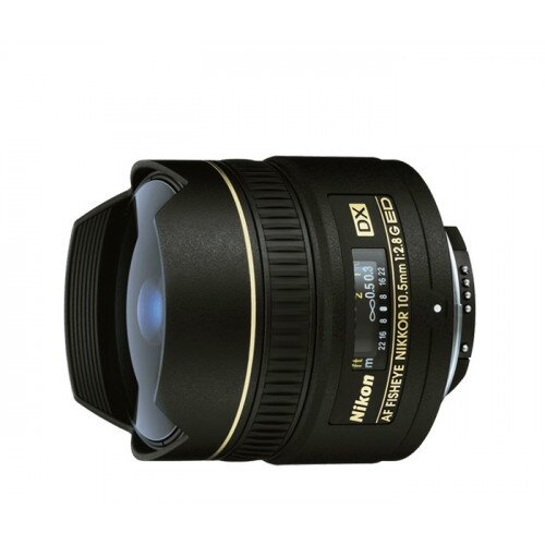 Nikon AF DX Fisheye-Nikkor 10.5mm f/2.8G ED Digital Camera Lens
