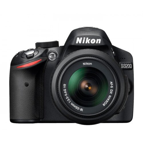 Nikon D3200 Digital SLR Camera - Black - 18-55mm VR Lens Kit