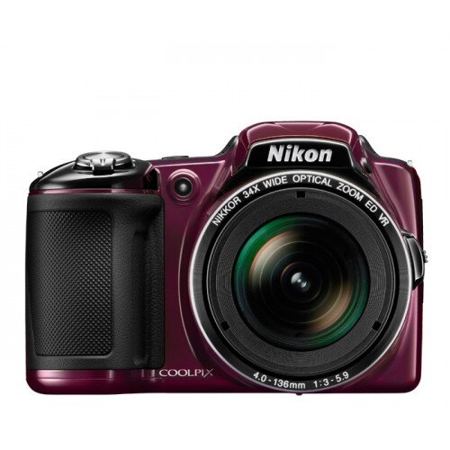 Nikon COOLPIX L830 Compact Digital Camera - Plum