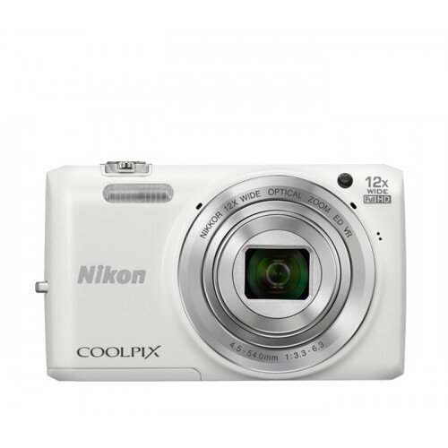 Nikon COOLPIX S6800 Compact Digital Camera - White