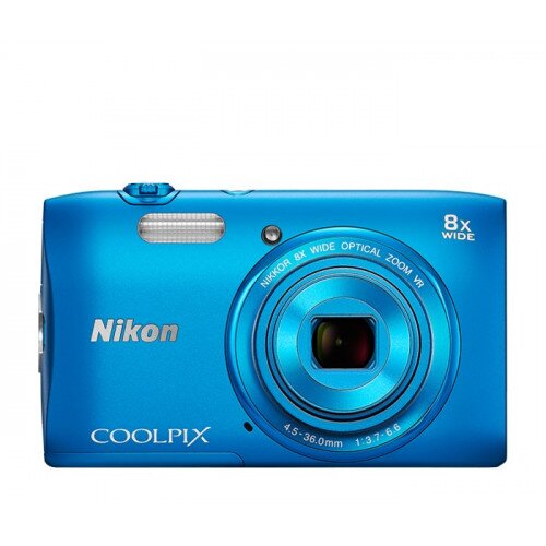 Nikon COOLPIX S3600 Compact Digital Camera - Blue