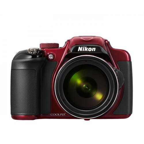 Nikon COOLPIX P600 Compact Digital Camera - Red