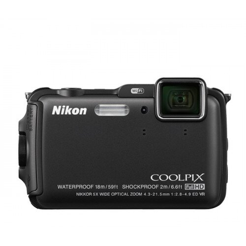 Nikon COOLPIX AW120 Compact Digital Camera - Black