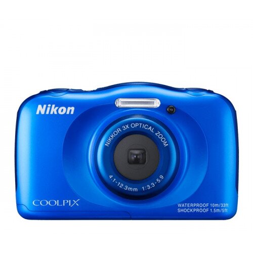 Nikon COOLPIX S33 Compact Digital Camera - Blue