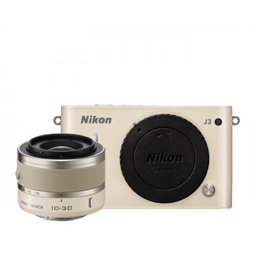 Nikon 1 J3 Camera - Beige - One-Lens Kit