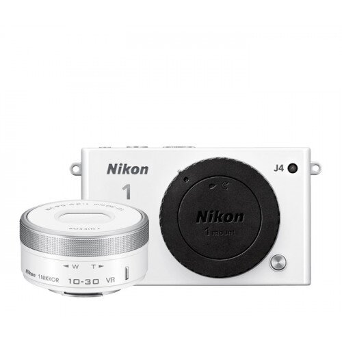 Nikon 1 J4 Camera - White - One-Lens Kit