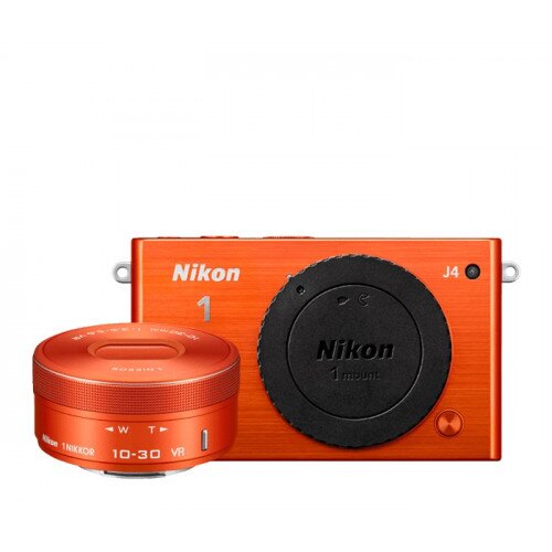 Nikon 1 J4 Camera - Orange - One-Lens Kit