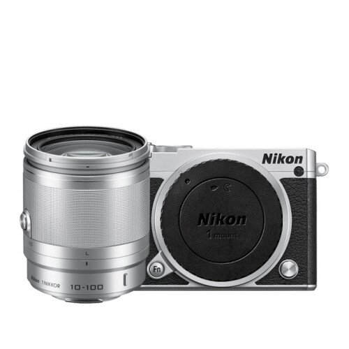 Nikon 1 J5 Camera - Silver - All-In-One Lens Kit