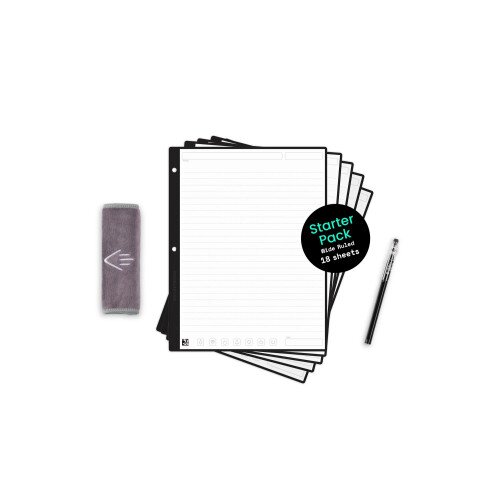 Rocketbook Filler Paper Starter Pack - College Ruled/Dot Grid/Graph