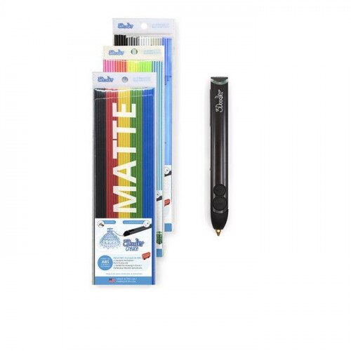 3Doodler Create+ Essentials 3D Printing Pen Set - Onyx Black