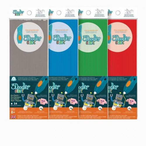 3Doodler Start Eco-Plastic Bundle Primary Pow! 4-Pack
