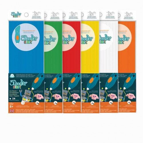 3Doodler Start Eco-Plastic Bundle Really Rainbow 6-Pack