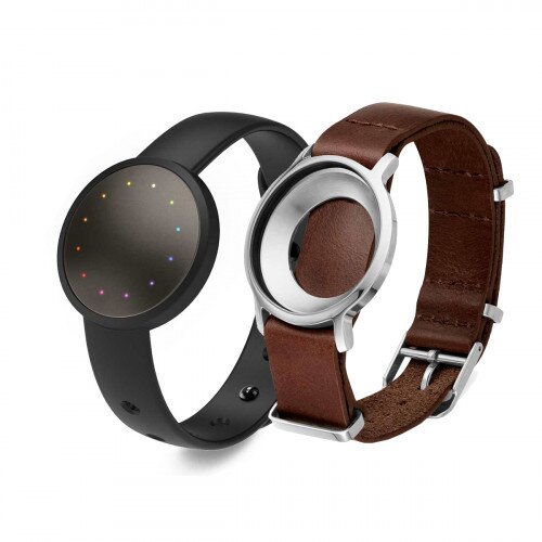 Misfit Shine 2 + NATO Strap Bundle - Chestnut - Graphite