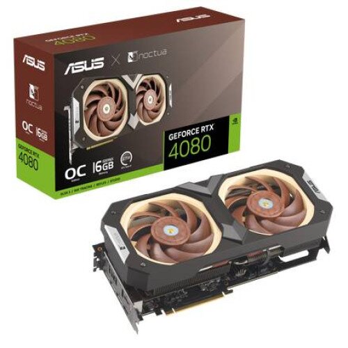 ASUS GeForce RTX 4080 16GB GDDR6X Noctua OC Edition Graphics Card