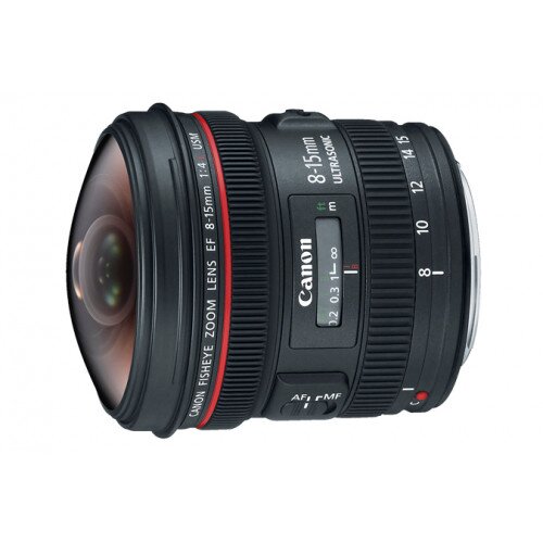 Canon EF 8-15mm f/4L Fisheye USM Ultra-Wide Zoom Lens