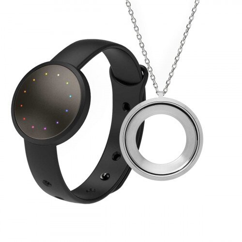 Misfit Shine 2 + Halo Necklace Bundle - Graphite