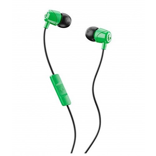 Skullcandy Jib Earbuds with Microphone In-Ear Wired Headphones - Green/Black