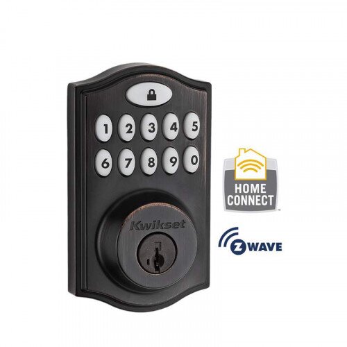 Kwikset SmartCode 914 Deadbolt with Z-Wave Technology - Venetian Bronze