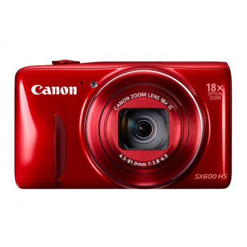 Canon PowerShot SX600 HS Digital Camera - Red