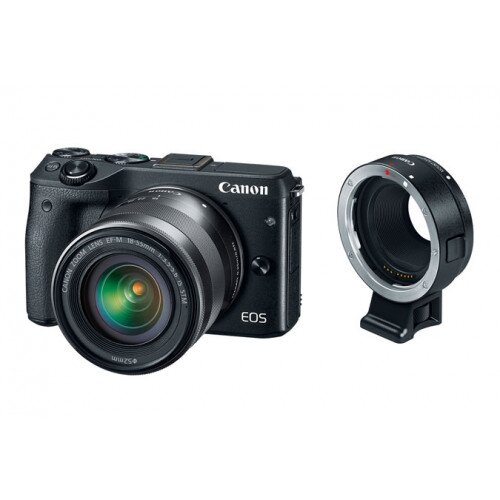 Canon EOS M3 EF-M 18-55mm IS STM + Mount Adapter EF-EOS M Kit