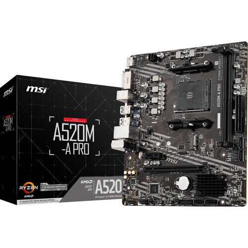 MSI A520M-A PRO Motherboard