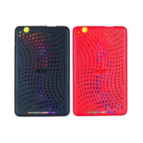 Acer B1-810 Tablet Bumper Case (Black & Red)