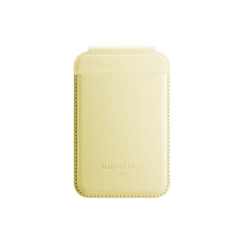 NATIVE UNION Active Wallet Stand Magnetic Card Holder - Lemon