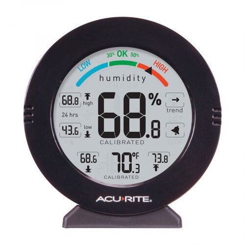 AcuRite Pro Accuracy Indoor Temperature and Humidity Monitor with Alarms