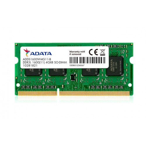 ADATA 4GB DDR3L1600 204 Pin SO-DIMM Laptop Memory