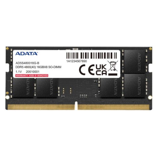 ADATA DDR5-4800 SO-DIMM Memory Module - 16GB