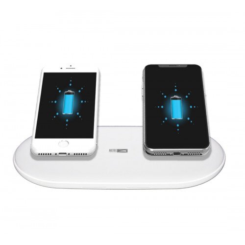 Altec Lansing 15 Watt Dual Position Wireless Charging Pad - White