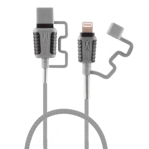 Altec Lansing 6 FT. Braided Rugged Lightning Cable - Silver