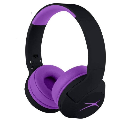 Altec Lansing Kid Safe 2-in-1 ANC Headphones - Blackout Electric Purple