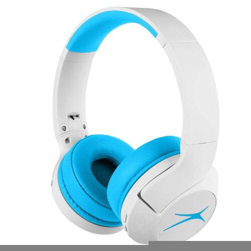 Altec Lansing Kid Safe 2-in-1 ANC Headphones - Whiteout Wave Blue
