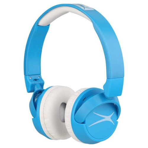 Altec Lansing Kid Safe 2-In-1 Bluetooth and Wired Headphones - Blueberry Blue