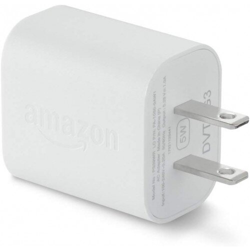 Amazon 5W USB Official OEM Charger and Power Adapter for Fire Tablets and Kindle eReaders - White